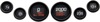 Dakota Digital MLX Series Gauges Black Bagger 6 Gauge MLX-8696-K