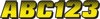 Series 300 Carbon Fiber Registration Kit Yellow/Black Hardline