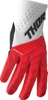 THOR Spectrum Gloves Men's 2XL Red/White - Durable MX gloves with touchscreen tips