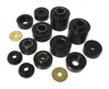 Black Body Mount Set Fits 80-98 Ford F250/F350, 80-92 F100/F150, 85-98 F450