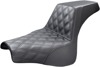 Step-Up Diamond 2-Up Seat - Black - For 18-20 Harley FXFB/S Step-Up Diamond 2-Up Seat - Black - For 18-20 Harley FXFB/S