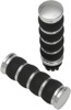 Arlen Ness Cable Style Fusion Series Grips Chrome Ring Leader