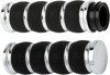 Arlen Ness Cable Style Fusion Series Grips Chrome Ring Leader