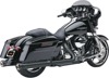 Cobra 4" Neighbor Hater Mufflers Black for FLH/FLT 17-22 Models