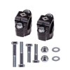 ODI Drop-In Style 1-1/8 Inch Bar Mount Black Pair - Handlebar mounts for Honda/Kawasaki MX and Off-Road