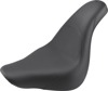 Profiler Smooth 2-Up Seat Black Gel Low - For 18-21 Harley FLFB FatBoy