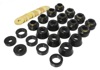 Black Body Mount Set Fits 1987-1996 Jeep Wrangler