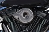 S&S Stealth Teardrop Air Cleaner Cover Lava Chrome For Harley-Davidson - Air cleaner cover in Lava Chrome For Harley-Davidson