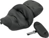Super Touring Studded Vinyl 2-Up Seat Backward w/Backrest - For 08-20 FLH FLT Super Touring Studded Vinyl 2-Up Seat Backward w/Backrest - For 08-20 FLH FLT