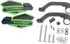 Green & Black Star Handguard Kit w/ MC/ATV Mounts Green & Black Star Handguard Kit w/ MC/ATV Mounts