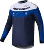Alpinestars Pro-Dura Jersey Navy/Bright Blue/White XL - Men's enduro jersey, XL, Navy/Bright Blue/White
