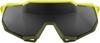 Speedtrap Sunglasses Yellow/Olive/Black w/ Black Mirror Lens