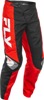 FLY RACING F-16 Pants Men's Black/Red/White Size 46 - Durable motocross pants with adjustable fit