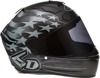 6D ATS-1R Patriot Helmet Black Large - Full face carbon helmet, black, large