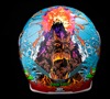 ICON Airform Dino Fury Helmet - Small, Blue/Gloss - Full-face helmet with Dino Fury graphic