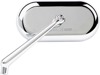 Arlen Ness Chrome Forged Billet Mirrors Left Hand Short Stem