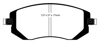Bluestuff Front Brake Pads - For 03-05 Subaru Impreza 2.0 Turbo WRX