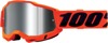 Accuri 2 Fluorescent Orange Goggles - Silver Mirrored Lens