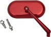 Right Oval Mirror Red by Arlen Ness