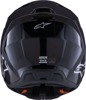 Alpinestars SM3 Solid Helmet Black Gloss Medium - Gloss black SM3 helmet, size medium