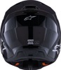 Alpinestars SM3 Solid Helmet Black Gloss Medium - Gloss black SM3 helmet, size medium
