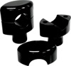 Hefty Risers, Smooth Black, 1.5" Tall for 1.25" Clamp Diameter