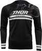 Thor Assist Banger Long-Sleeve Jersey Black White XS Men's - Long-sleeve MTB jersey, Black/White, Men's XS