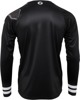 Thor Assist Banger Long-Sleeve MTB Jersey Black/White Men's Medium - Performance MTB jersey, Black/White, Men's Medium