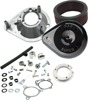 S&S Teardrop Air Cleaner Kit Gloss Black For Harley Touring 08-16 - Gloss Black Teardrop Air Cleaner For Harley Touring 08-16