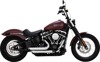 Vance & Hines PCX Shortshots Staggered Exhaust Chrome Fits 18-22 Softail