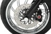 Drag Specialties Chrome Front Axle Caps Pair For Harley-Davidson - Chrome axle caps, pair, For Harley-Davidson models