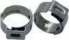Stepless Hose Clamps For 10.3-12.8mm (0.41-0.5") OD Hoses - 10 Pack