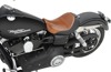 Wide Renegade Lariat Leather Solo Seat Brown Gel Low - For 06-17 Harley Dyna Wide Renegade Lariat Leather Solo Seat Brown Gel Low - For 06-17 Harley Dyna