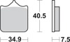 Sintered Brake Pads - 762Hs Sint Brake Pads Sbs