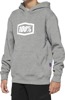 100% Youth Icon Hoody - Heather Gray, Youth Large 100% Youth Icon Hoody - Heather Gray, Youth Large