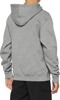 100% Youth Icon Hoody - Heather Gray, Youth Large