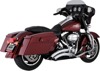 2-2 Big Radius Chrome Full Exhaust - For 09-16 Harley FLH FLT 2-2 Big Radius Chrome Full Exhaust - For 09-16 Harley FLH FLT
