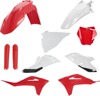 Acerbis Full Plastic Kit Red/White Fits Gas Gas