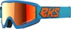 EKS Brand Flat Out Mirror Goggle Cyan/Fluorescent Orange Red Mirror Lens EKS Brand Flat Out Mirror Goggle Cyan/Fluorescent Orange Red Mirror Lens
