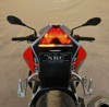 New Rage Cycles Fender Eliminator Kit Black Fits 15-19 Aprilia Tuono 1100 V4
