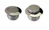HardDrive Pop-Up Screw In Non-Vented Chrome Gas Cap LH 82-95, 04-06 XL - Non-vented LH chrome gas cap for 82-95, 04-06 XL