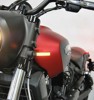 New Rage Cycles Front LED Turn Signals Black Fits 18-24 Indian Scout Bobber