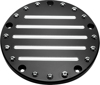 Billet Derby Cover Fluted Black - For 99-16 HD Billet Derby Cover Fluted Black - For 99-16 HD