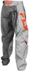 Fly Racing Youth F-16 Pants Grey/Orange Size 18 - Durable youth riding pants in Grey/Orange