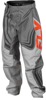Fly Racing Youth F-16 Pants Grey/Orange Size 18 - Durable youth riding pants in Grey/Orange