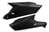 Cycra Side Number Plates Black Fits Yamaha