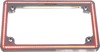 Letric Lighting Perfect Plate Light License Plate Frame Chrome