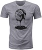 Highway 21 Blood Type Tee Heather Grey Small Men's - Men's heather grey short sleeve tee, size small