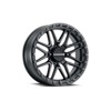 Raceline Krank XL 20x7 Satin Black Wheel 4/156 0mm Offset - 20x7 Satin Black Wheel 4/156 0mm Offset For ATV/UTV