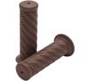 Bikers Choice Spiral Grip 1In Brown
